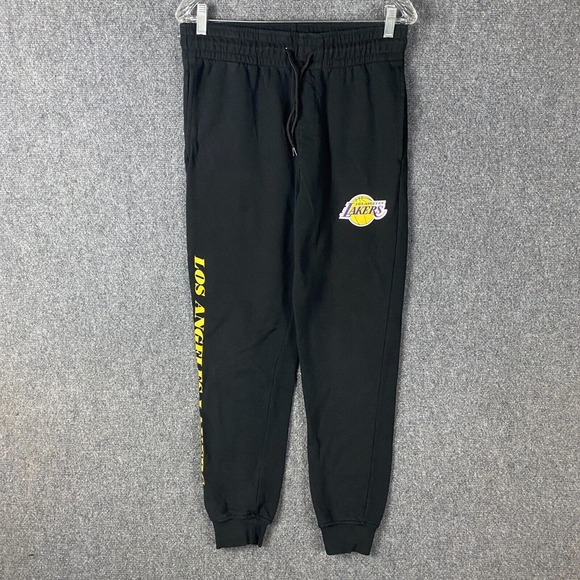 NBA Los Angeles‎ Lakers Sweatpants Men's Medium Cotton Blend Adults M - Picture 1 of 9